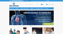 Desktop Screenshot of hospitalsaomarcos.com.br