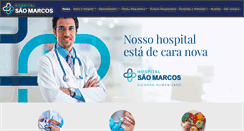 Desktop Screenshot of hospitalsaomarcos.com